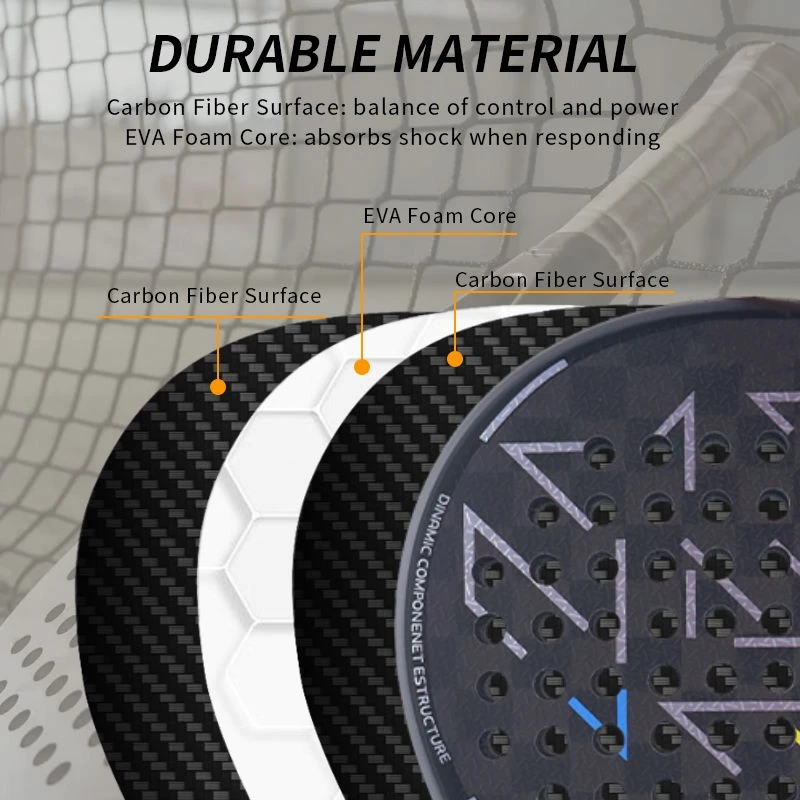 Carbon Fiber Teardrop Padel Racket suppliers