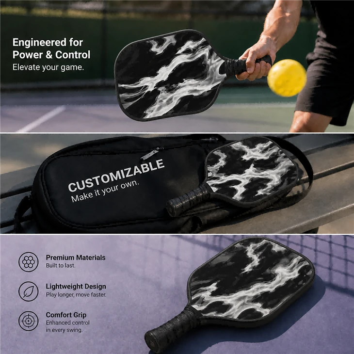 Factory OEMODM Carbon Fiber PP Honeycomb Core Pickleball Paddle price
