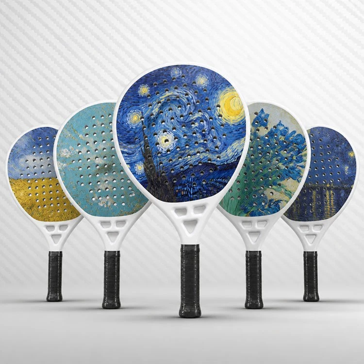 Lightweight Padel Racket For Adults, Fiberglass Face suppliers
