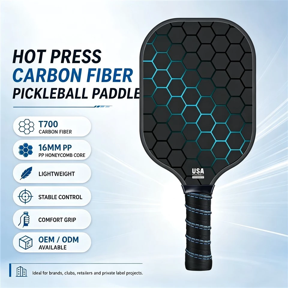 OEM T700 Carbon Fiber USAPA Approvat Pickleball Paddle