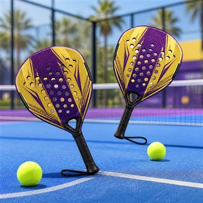 Custom Carbon Fiber Padel Racket 3K 12K 18K Teardrop Diamond Forma